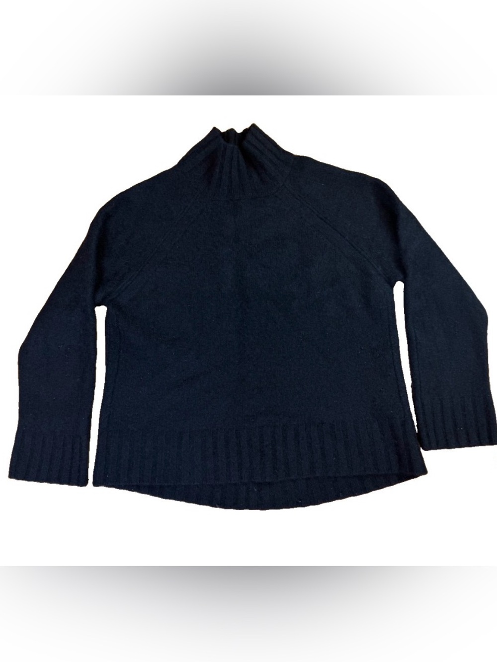 Skull Cashmere 100% Cashmere Funnel Neck Sweater Black Size S NR 48120 Relaxed